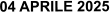 04 APRILE 2025