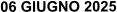 06 GIUGNO 2025